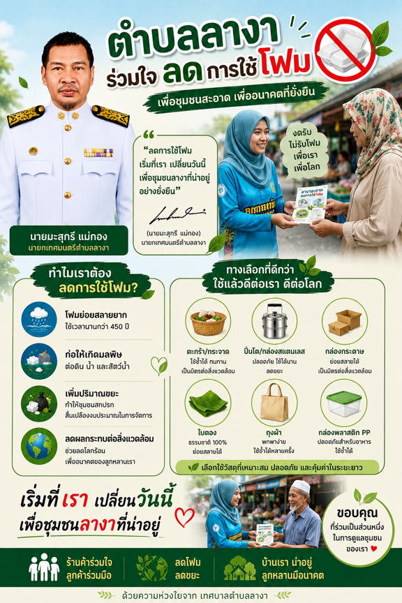 กิจกรรมรณรงค์ลดหรือเลิกใช้โฟมและบรรจุภัณฑ์พลาสติ ใช้ครั้งเดียวทิ้ง (Single-Use Plastics)